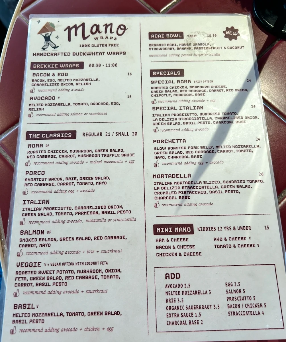 Menu photo 1