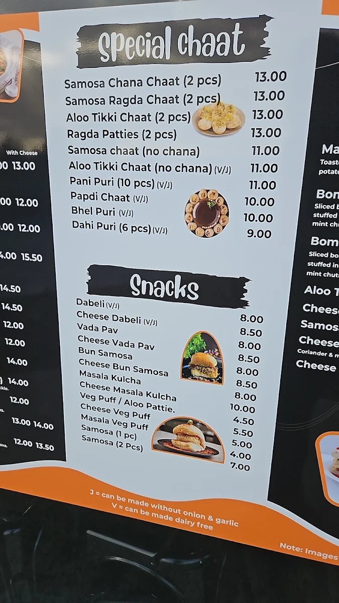 Menu, Jalsa EATS