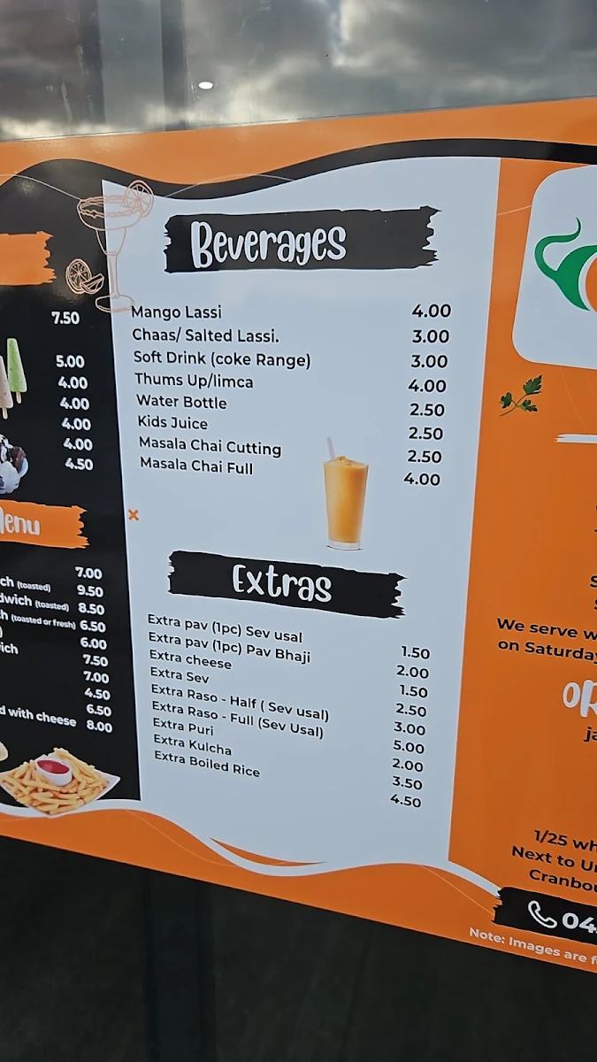 Menu, Jalsa EATS