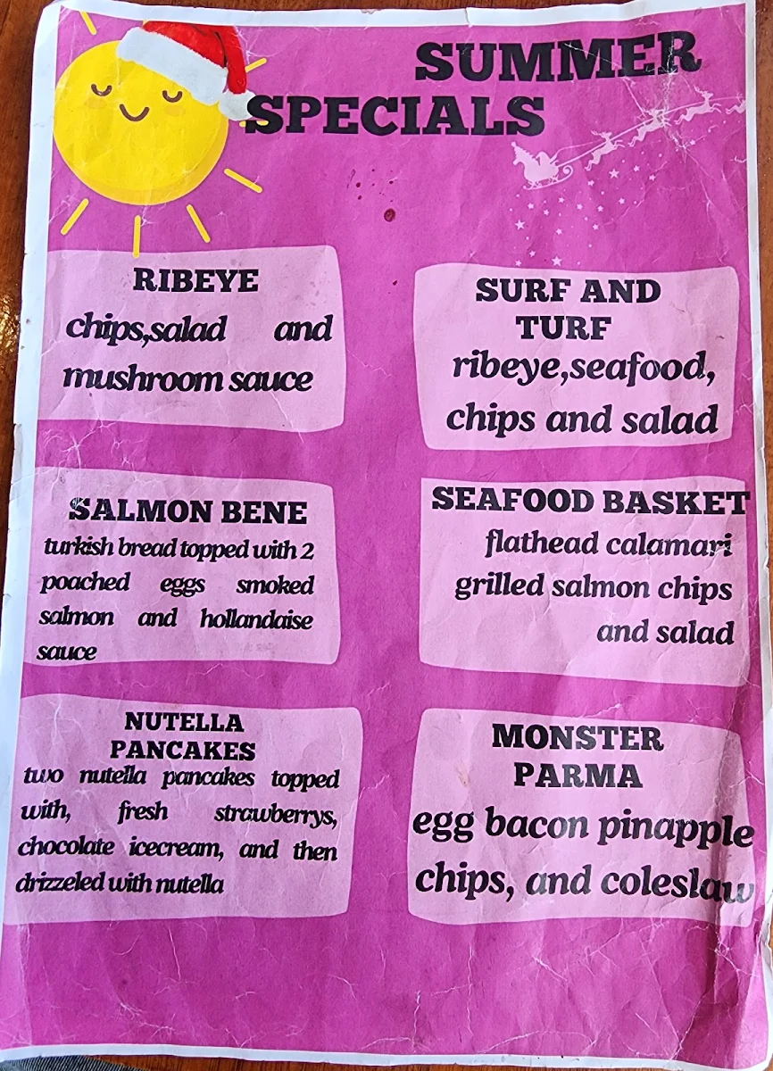 Menu, Sugar Buns