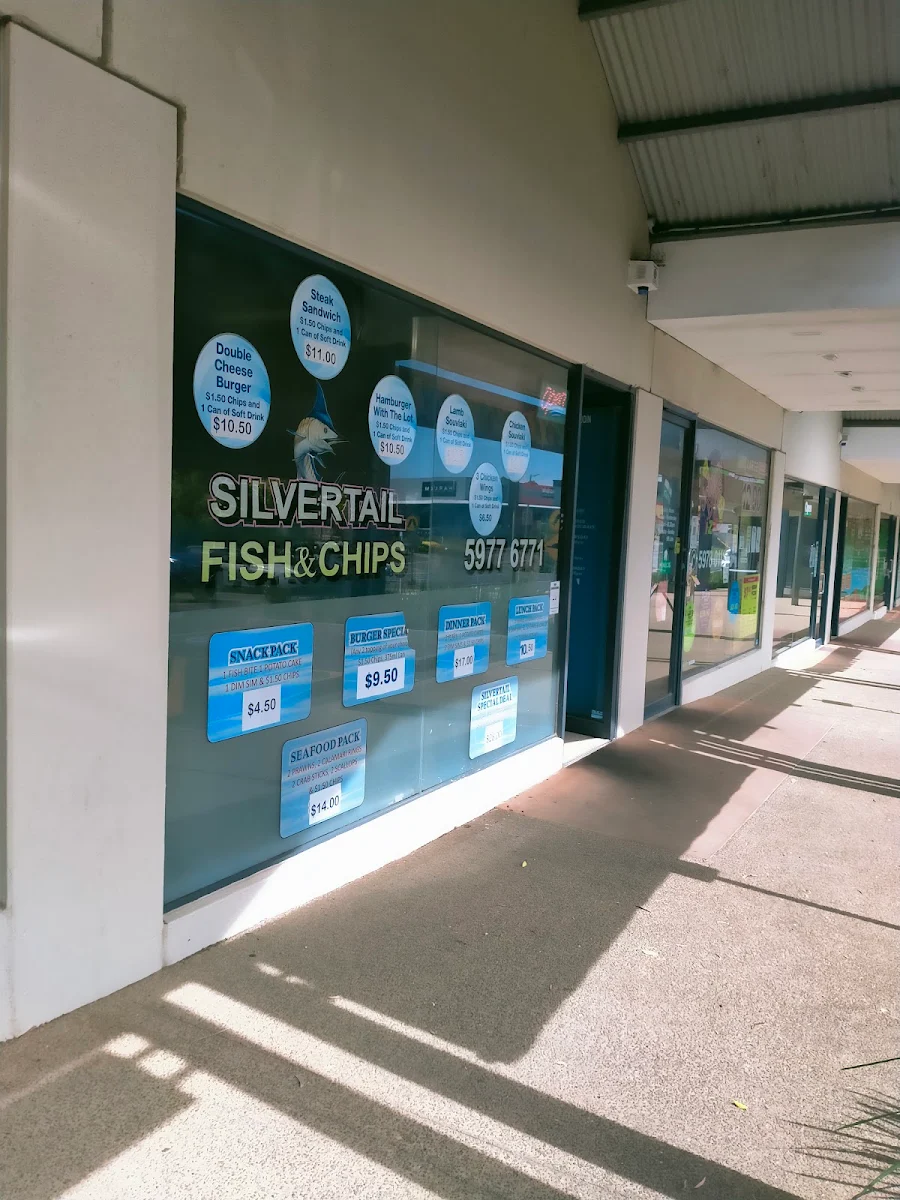 Menu, Silvertail Fish & Chips
