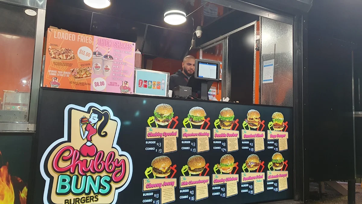 Menu, Chubby Buns Burgers Penrith