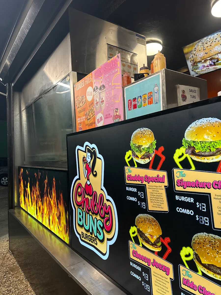 Menu, Chubby Buns Burgers Penrith