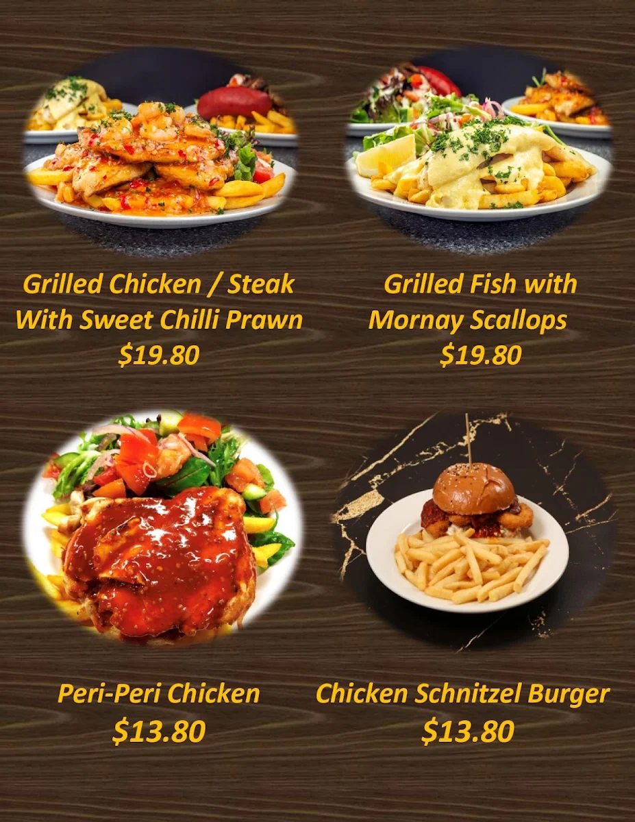 Menu, Berala Hotel Bistro (J's kitchen steak house)