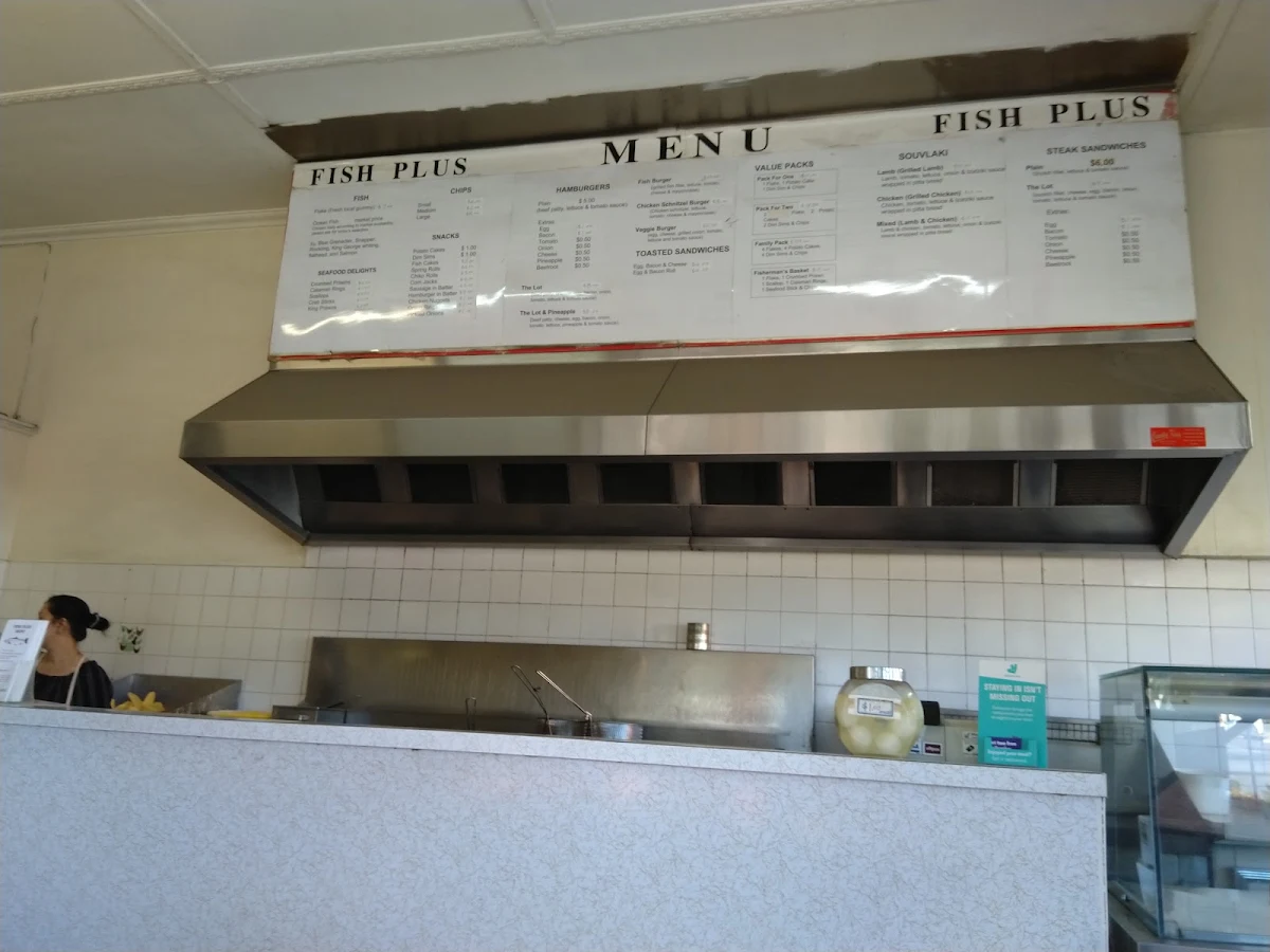 Menu, Fish Plus - Fish and Chips