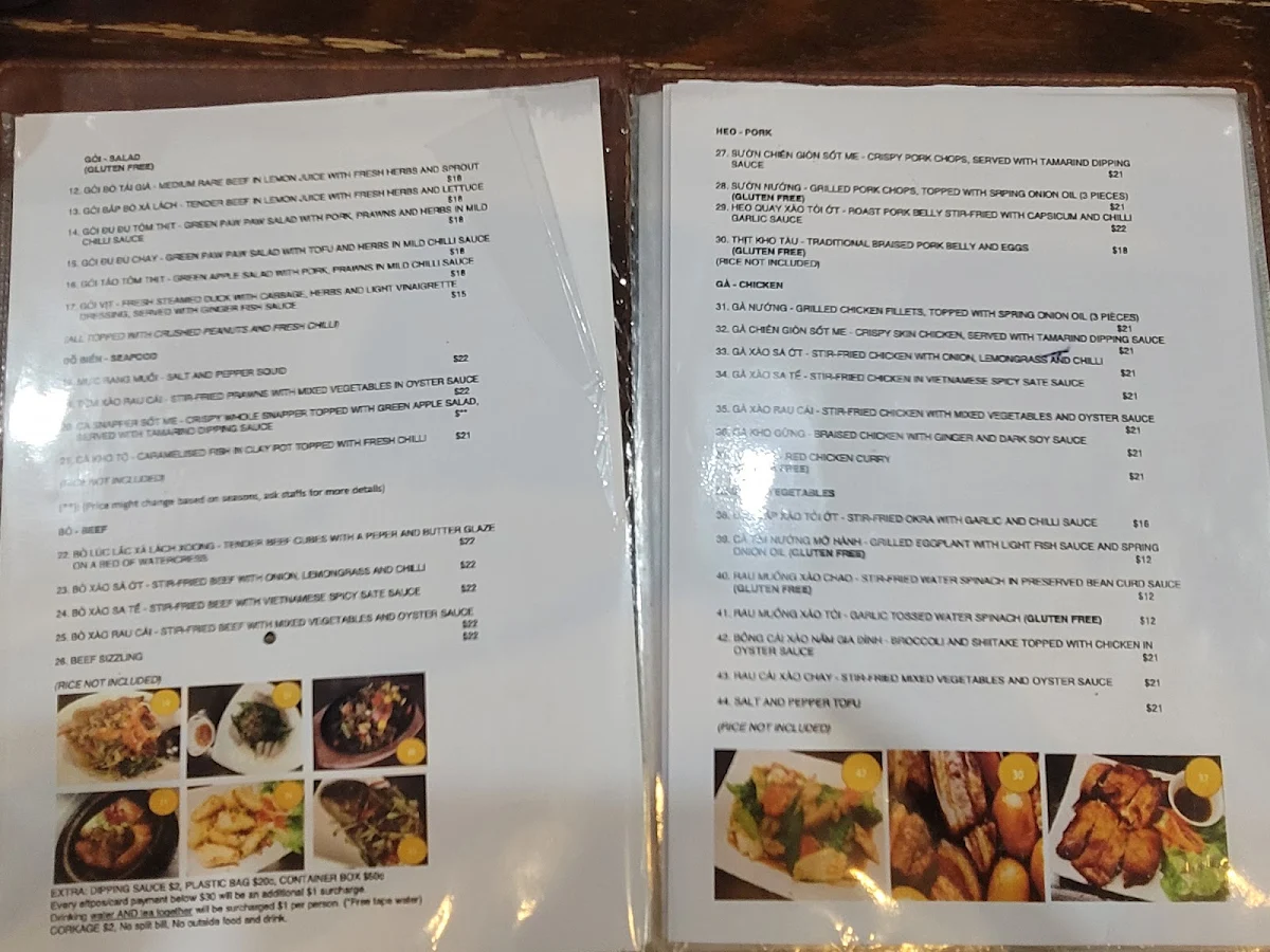 Menu, Gia Đình Marickville