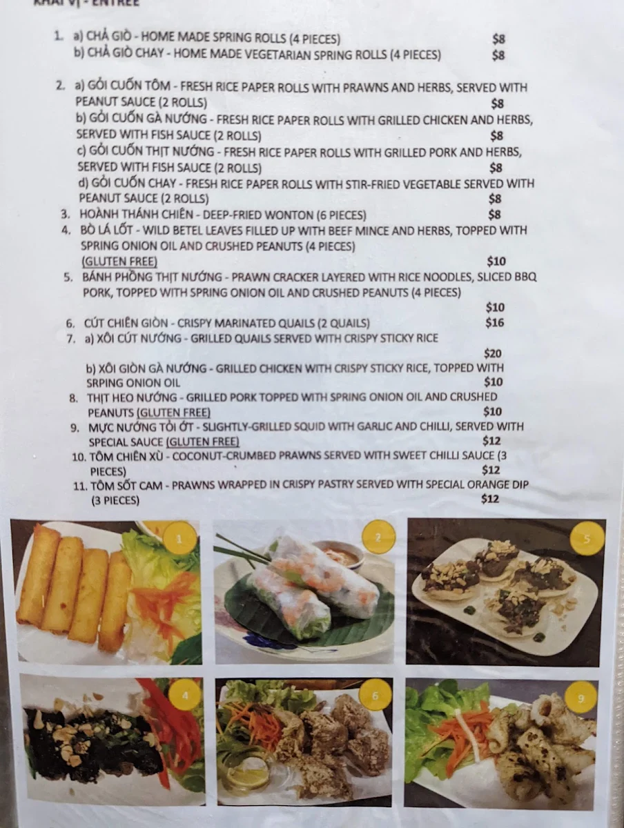 Menu, Gia Đình Marickville