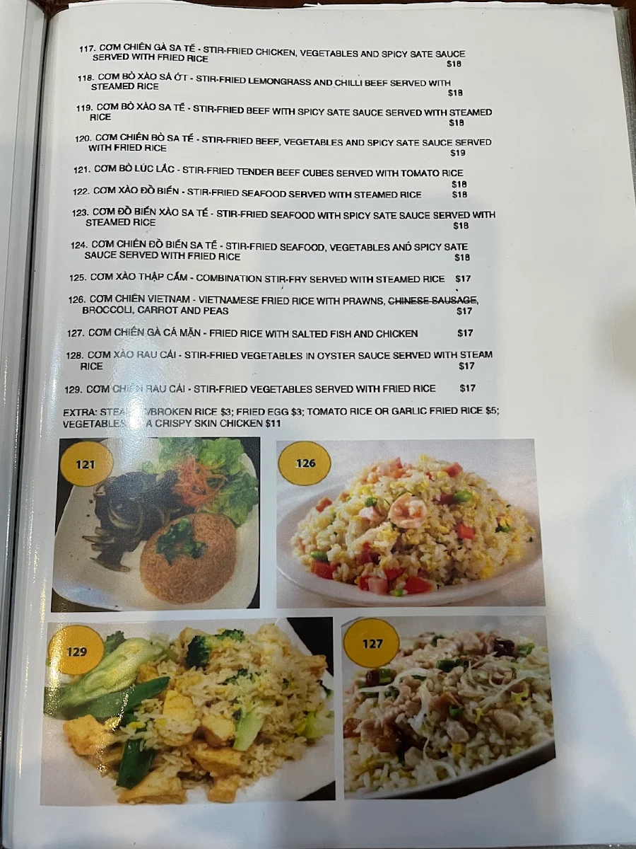 Menu, Gia Đình Marickville