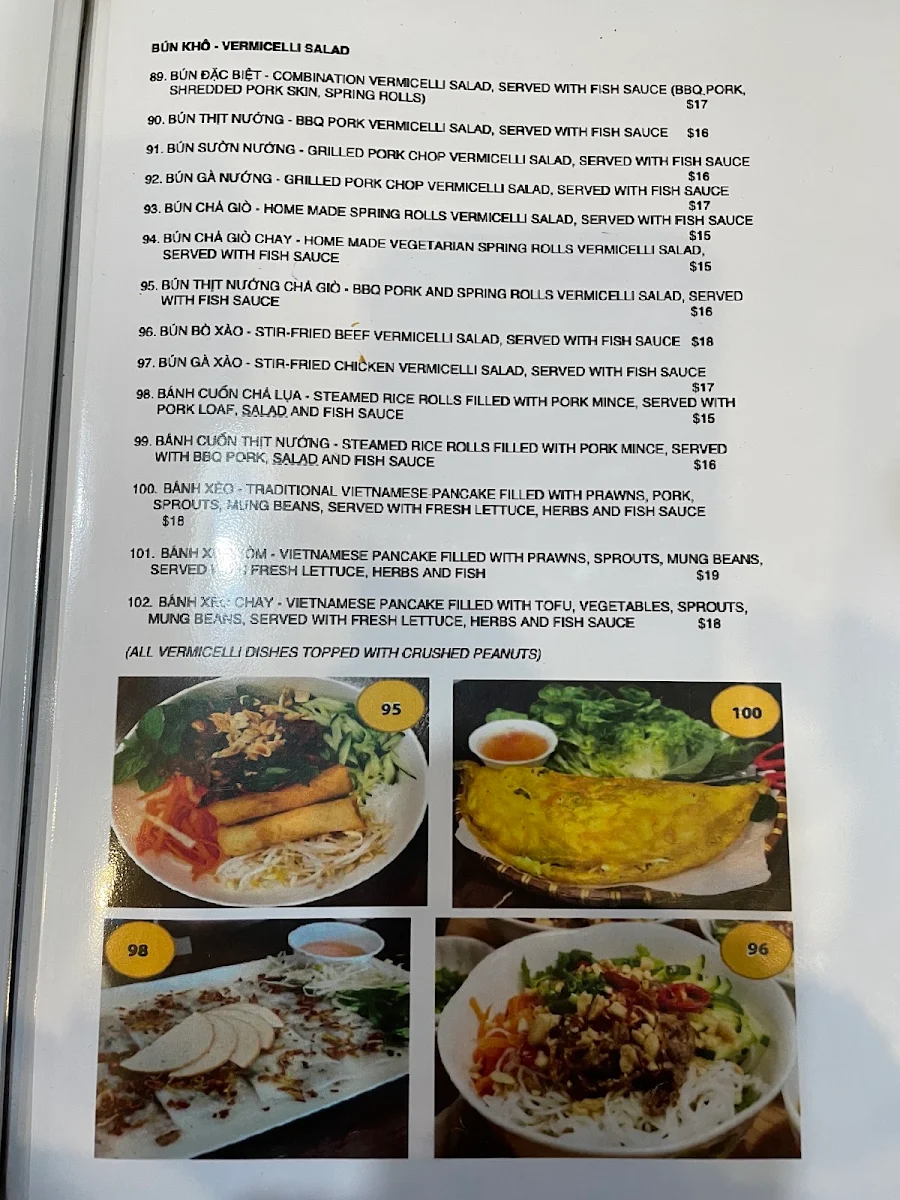 Menu, Gia Đình Marickville
