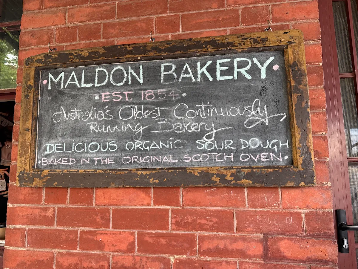 Menu, Maldon Bakery