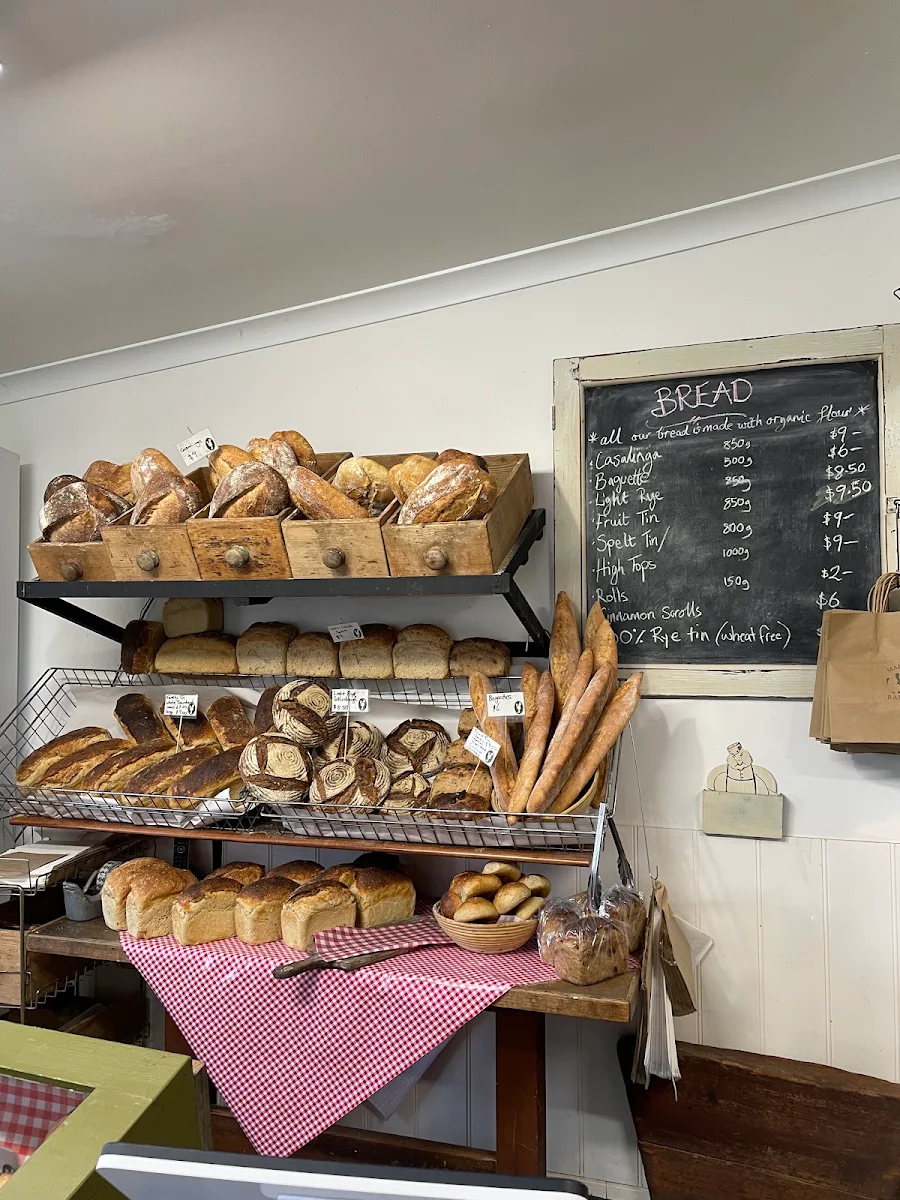 Menu, Maldon Bakery