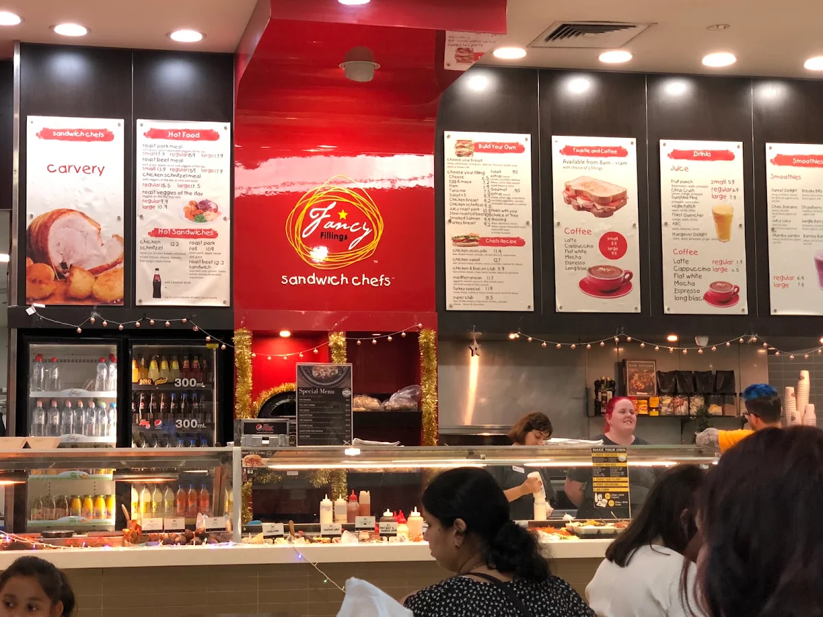 Menu, Sandwich Chefs - Fountain Gate
