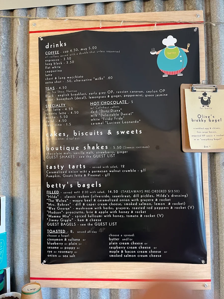 Menu, FATS - Food, Arttraction, Tee off, Socializing