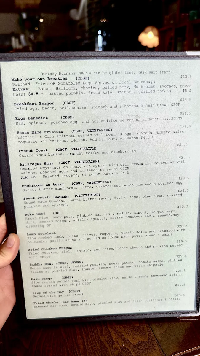Menu, Lamezleighs Coffee House & Eatery