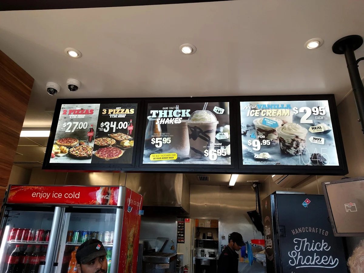 Menu, Domino's Pizza Hoppers Crossing