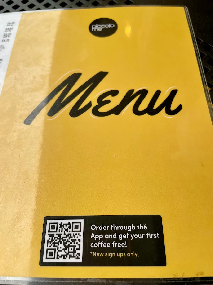 Menu, Piccolo Me Rydalmere