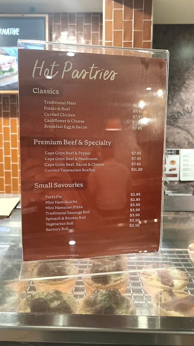 Menu, Banjo’s Bakery Café – Glenelg