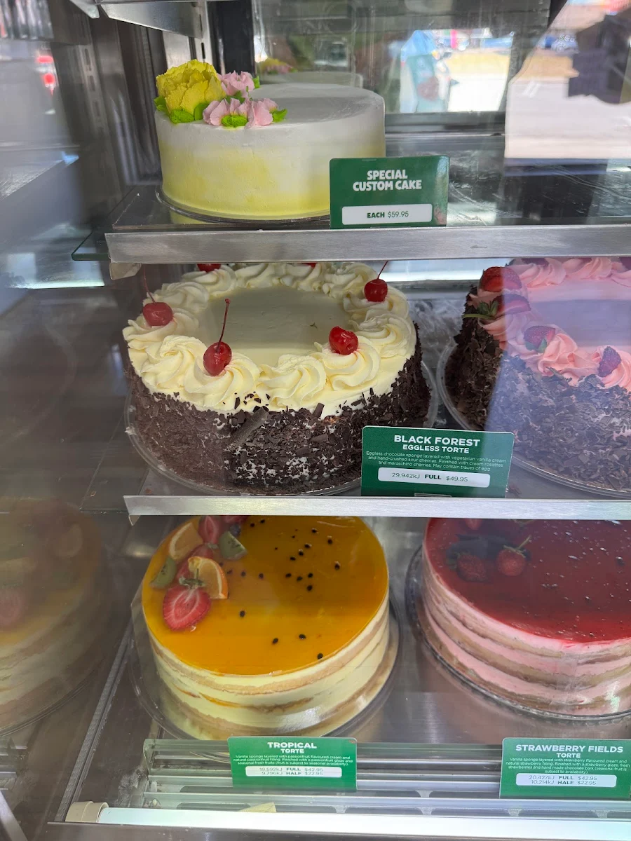 Menu, The Cheesecake Shop Cannington