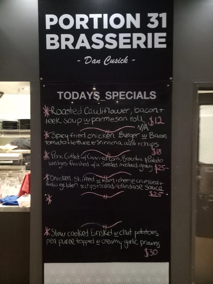 Menu, Lake Macquarie Tavern