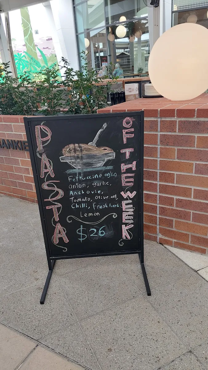 Menu, Frankie's Place