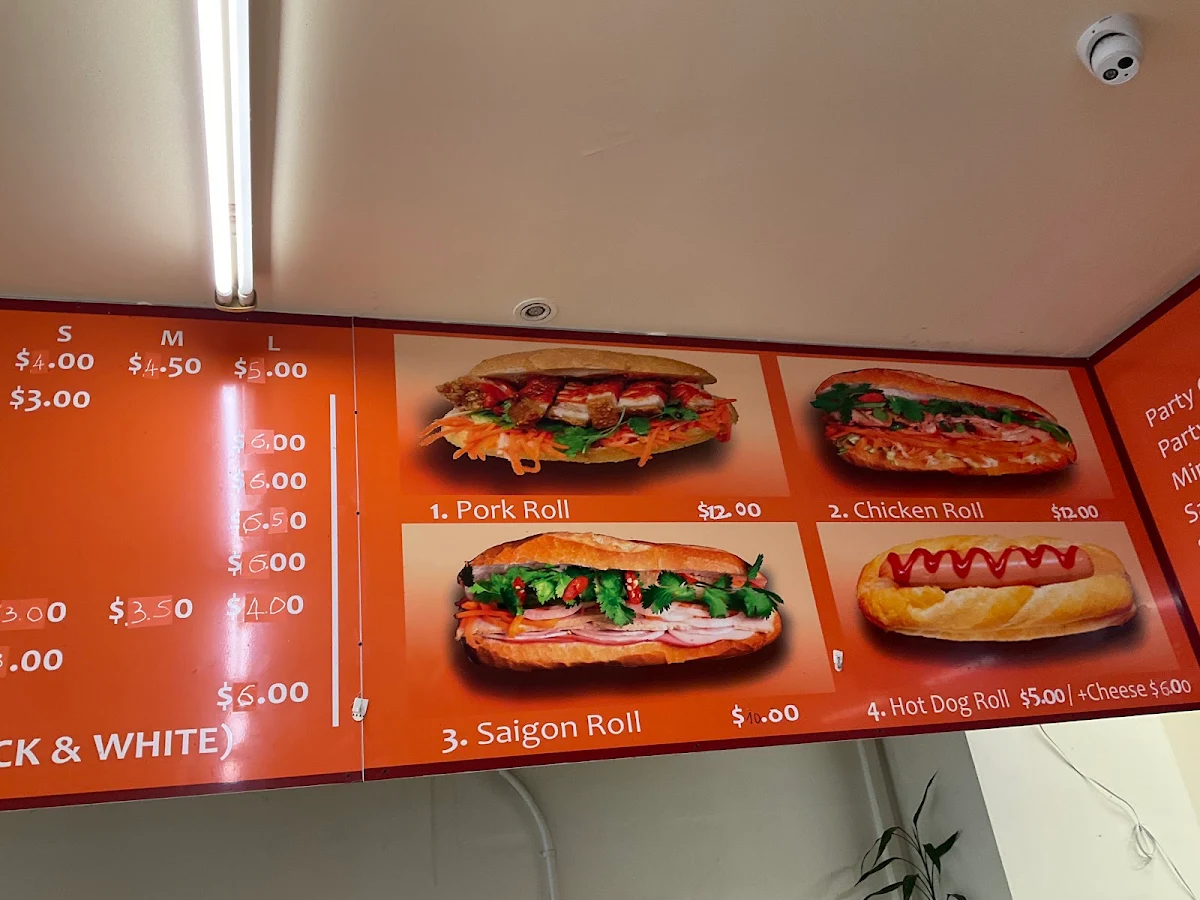 Menu, TN Bakery