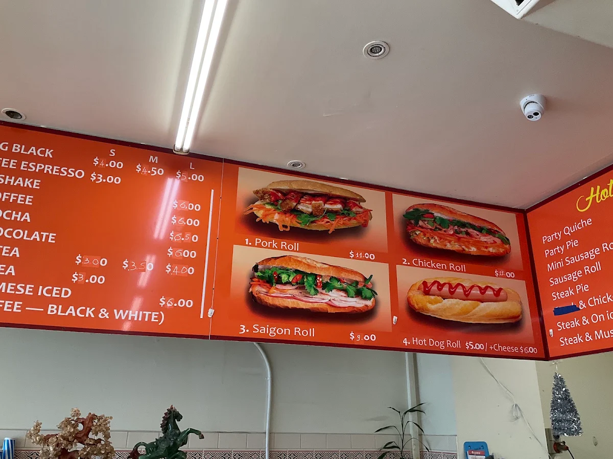 Menu, TN Bakery