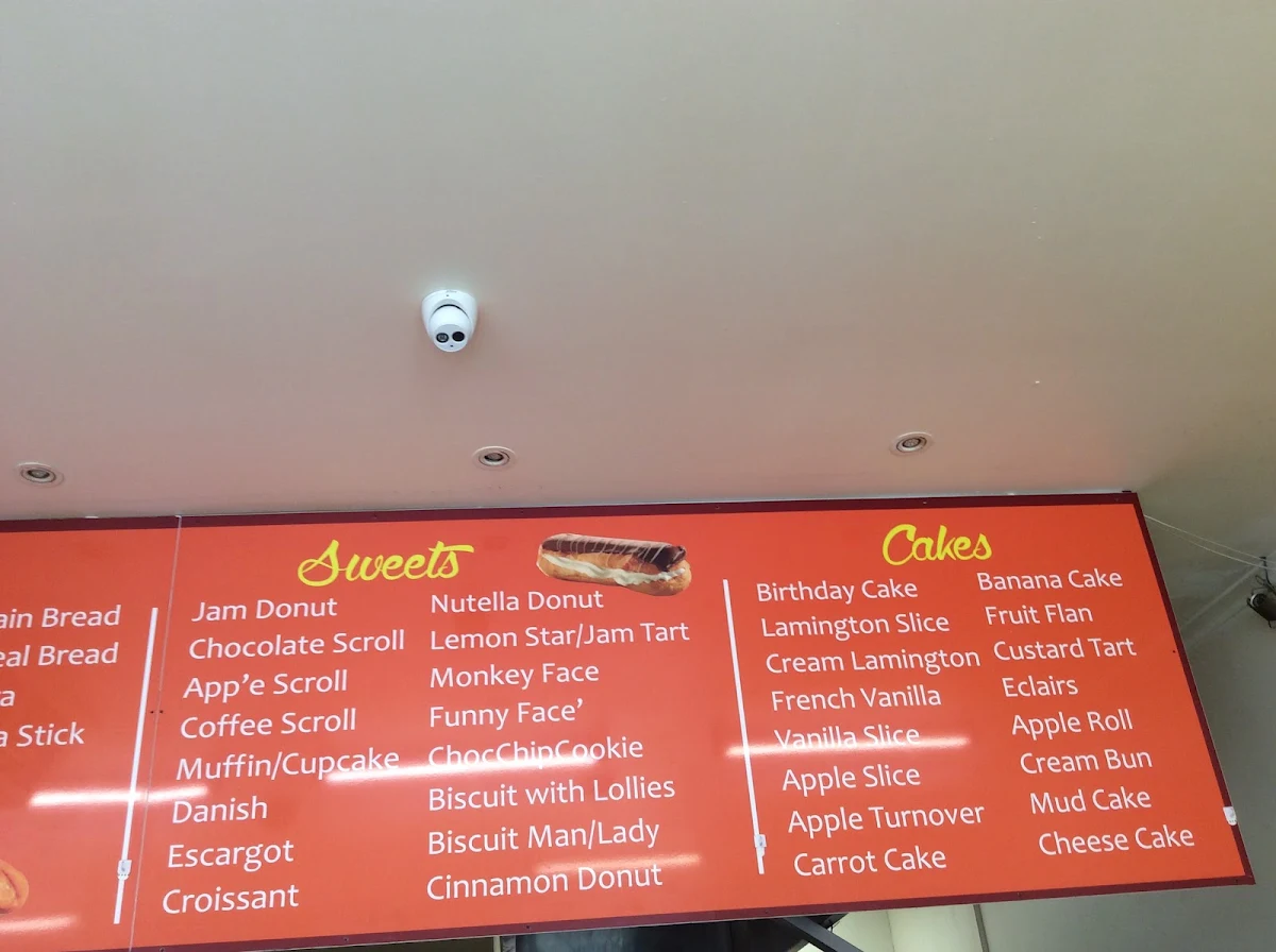 Menu, TN Bakery