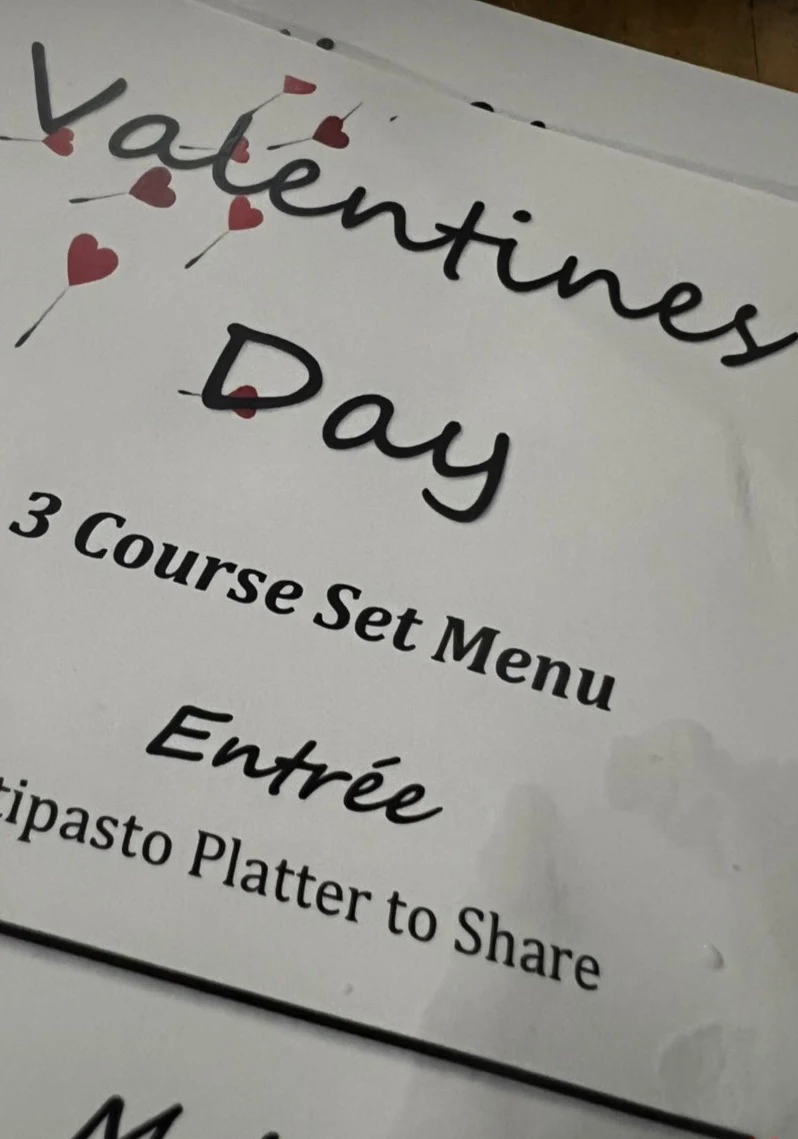 Menu, Product Of Italy Minchinbury
