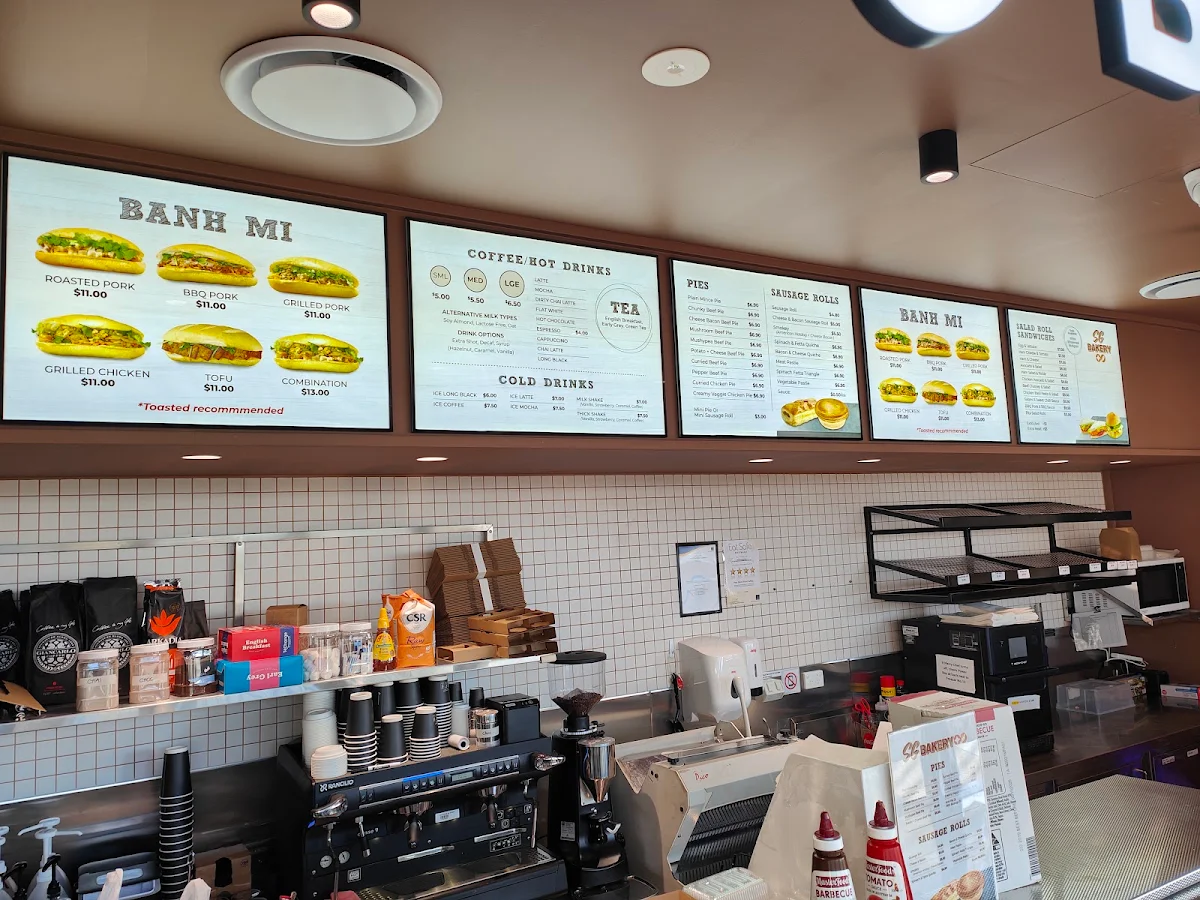 Menu, SG Bakery & Banh Mi, Carseldine