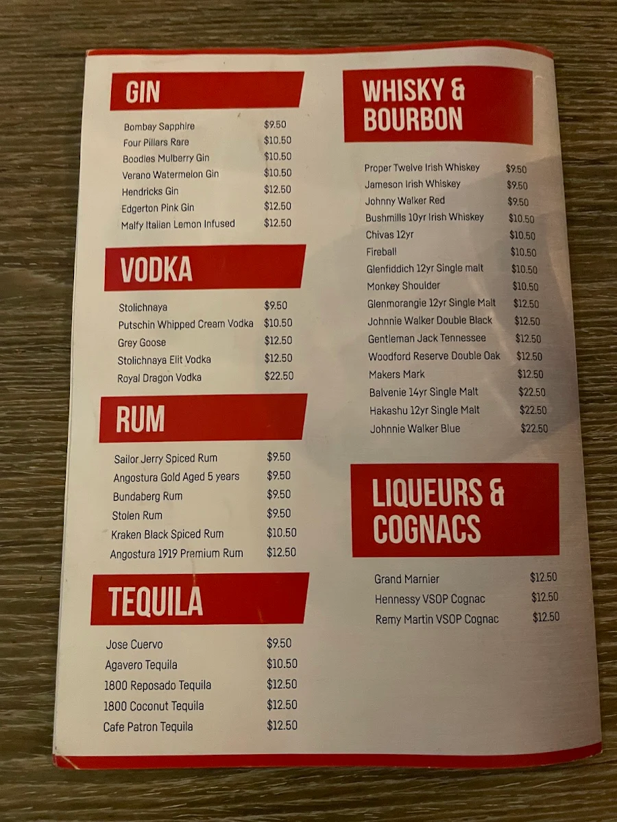 Menu, Glenny Kebabs - Glen Waverley