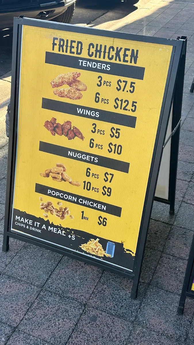 Menu, Glenny Kebabs - Glen Waverley