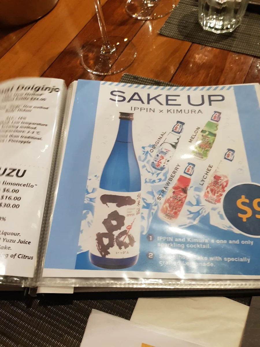 Menu, Sanpo Japanese Restaurant
