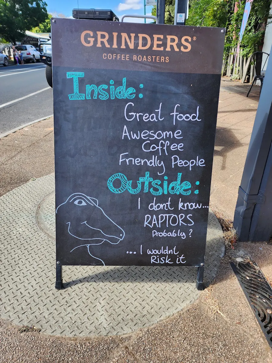 Menu, Blackwood Cafe