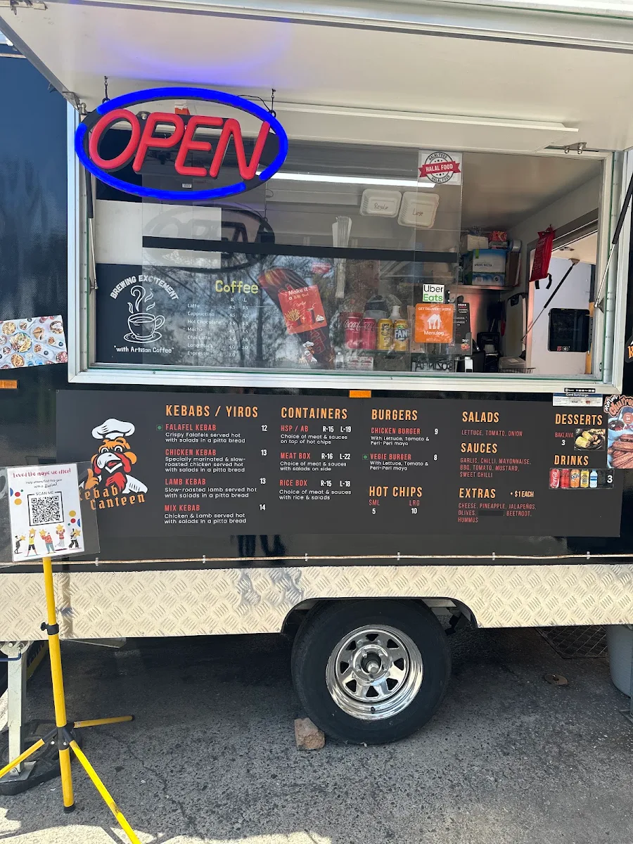 Menu, Kebab Canteen