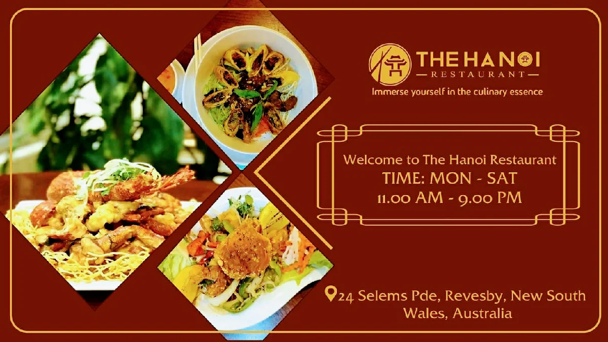 Menu, The Hanoi Restaurant