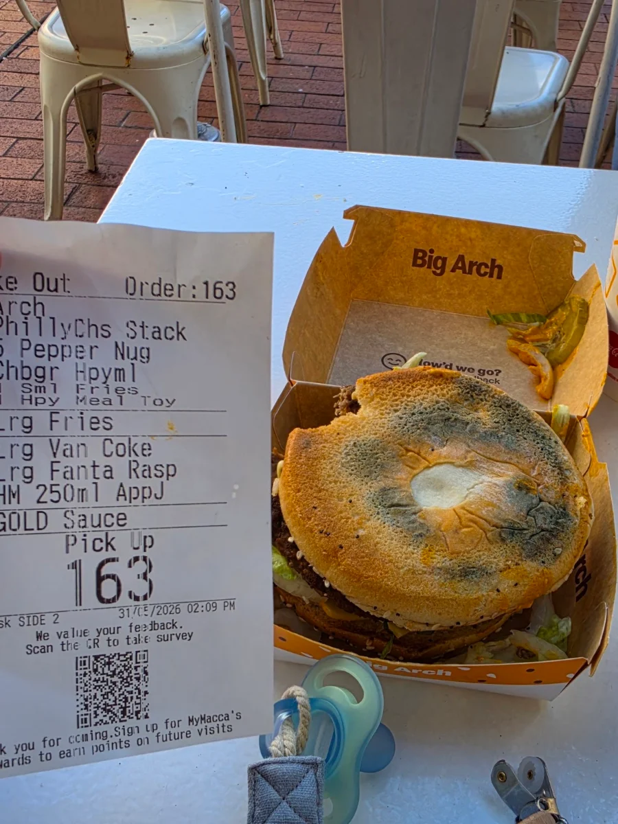 Menu, McDonald's Warringah Mall