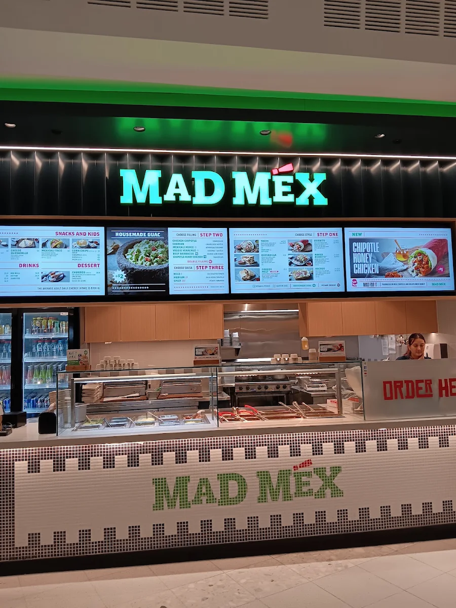 Menu, Mad Mex Bondi Junction