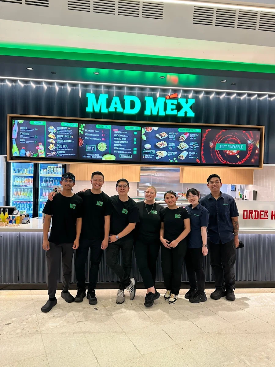 Menu, Mad Mex Bondi Junction