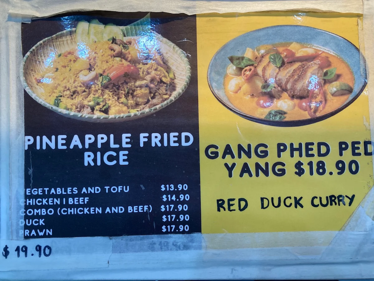 Menu, Nung Len Express