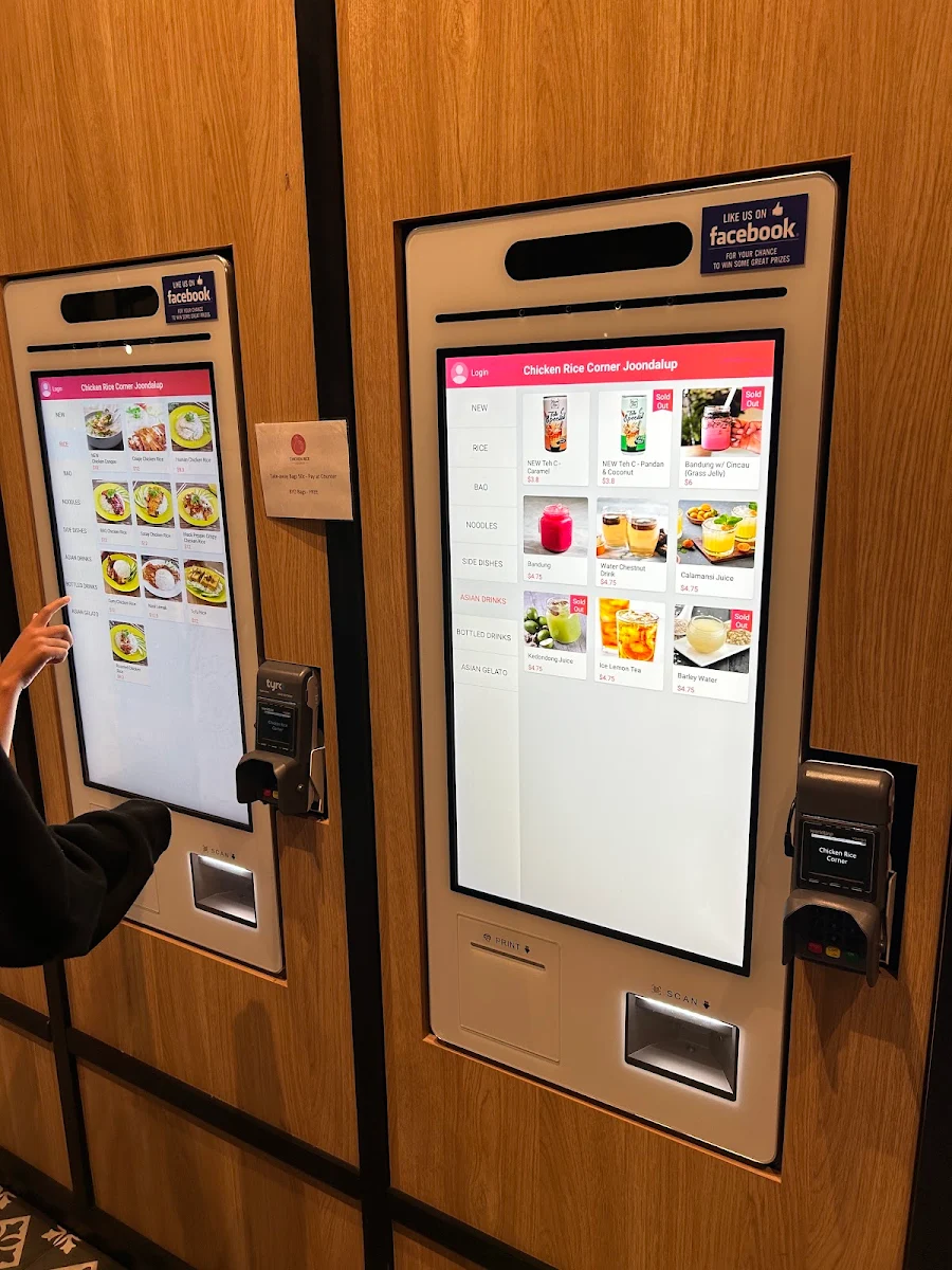Menu, Chicken Rice Corner (Joondalup)
