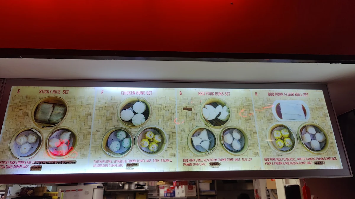 Menu, HONG KONG Dim Sum