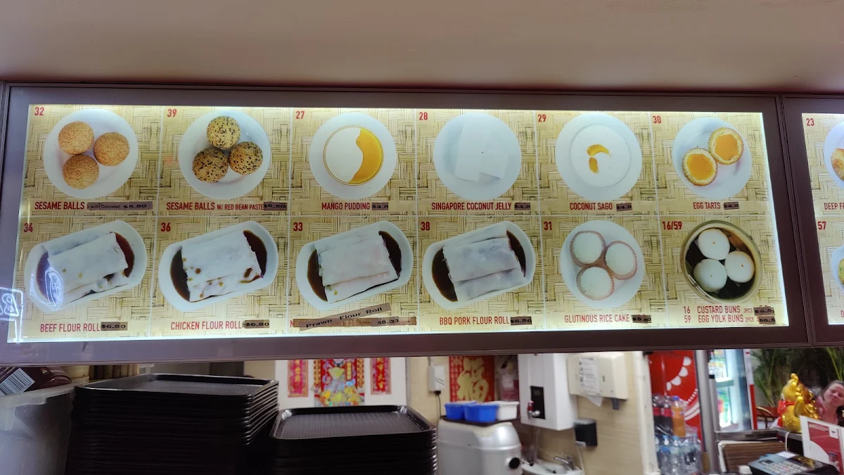 Menu, HONG KONG Dim Sum