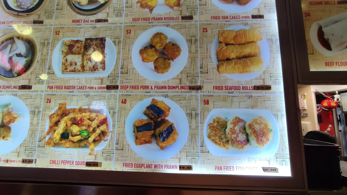 Menu, HONG KONG Dim Sum