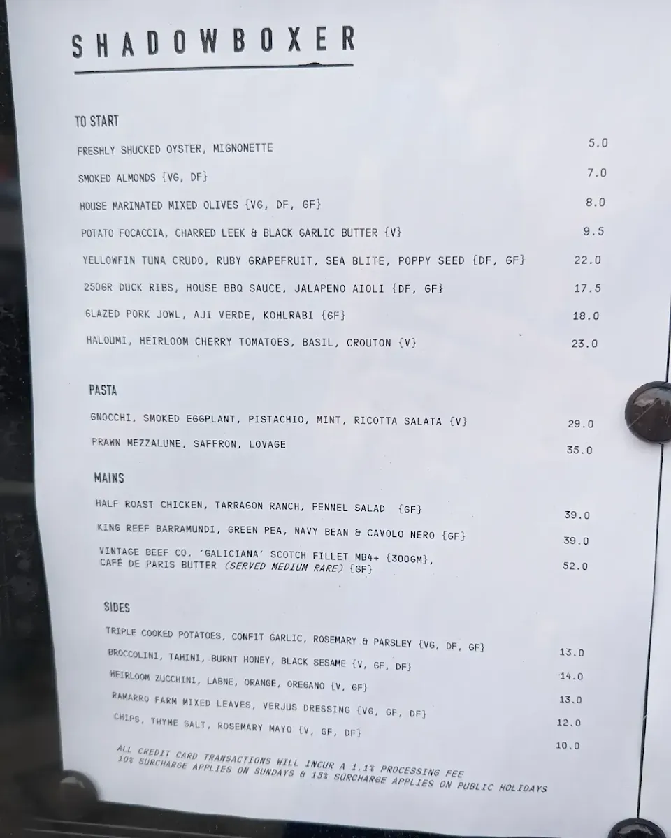 Menu, Astoria Bar Kè Grill