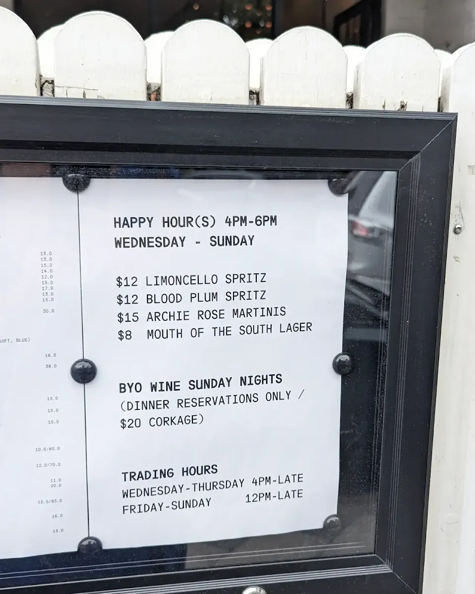Menu, Astoria Bar Kè Grill