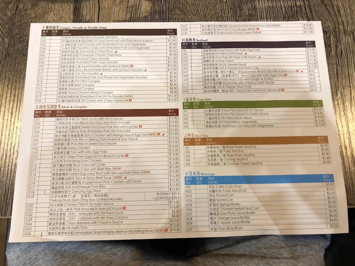 Menu, Mr. Stonepot 鍋先生 Eastwood伊士活店