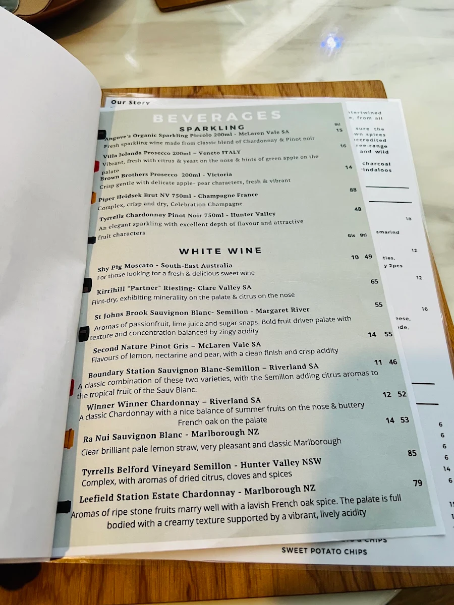 Menu, Kashi Indian Restaurant