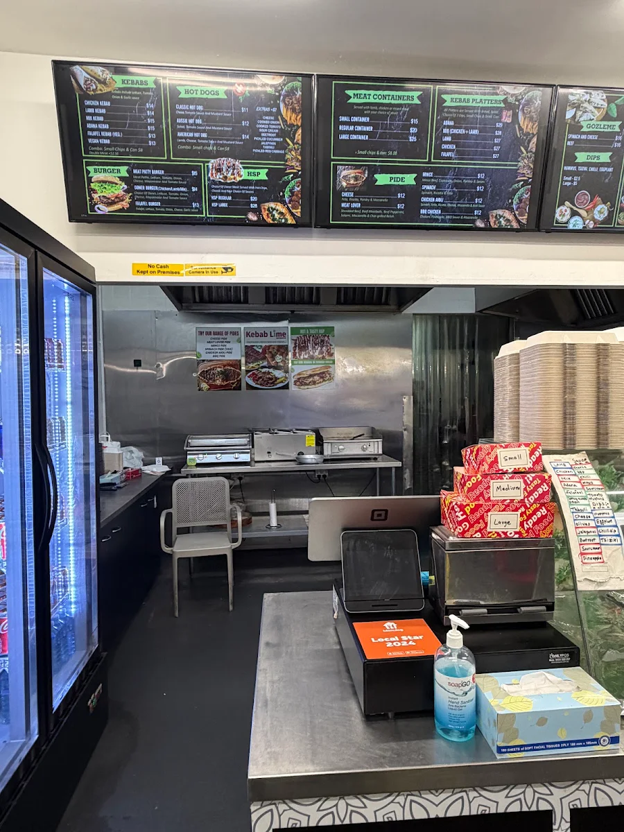 Menu, Kebab Lime - Kebabs & HSP
