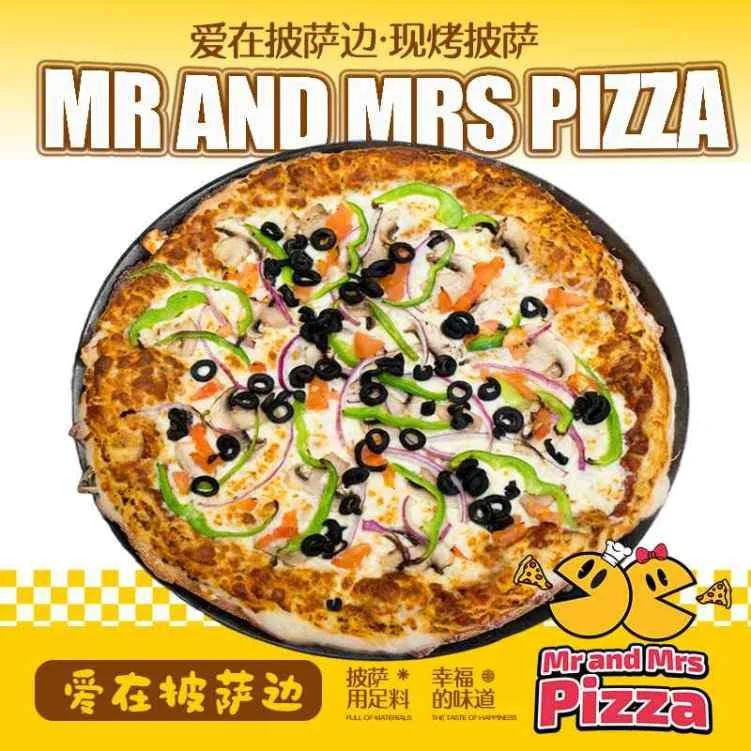 Menu, Mr & Mrs Pizza