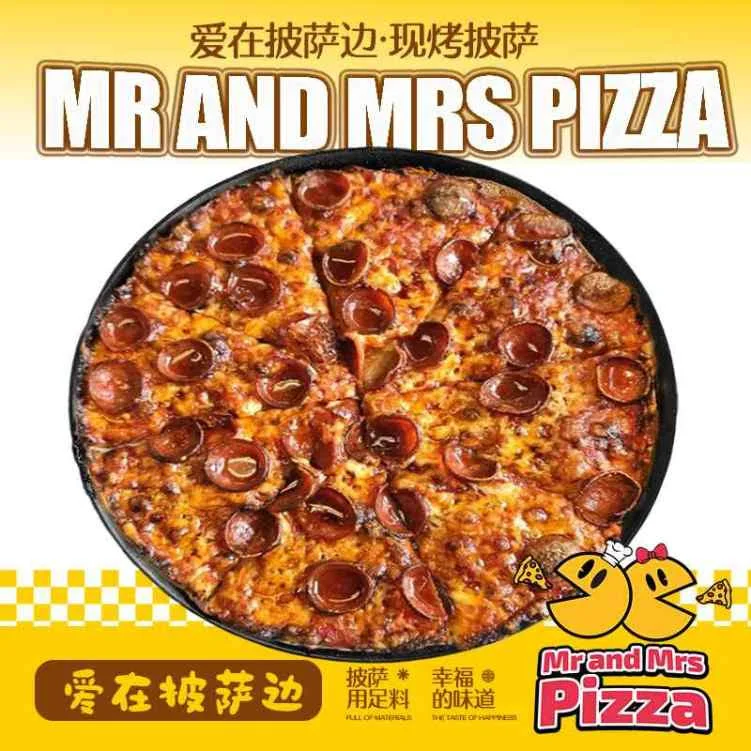 Menu, Mr & Mrs Pizza